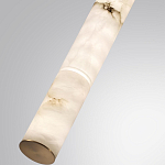 Подвесной светильник с плафоном в форме цилиндра из алебастра Cryptocrystalline Stone варинант исполнения - 5 | Loft Concept в Орле