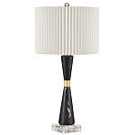 Настольная лампа с плиссированным цилиндрическим абажуром Tightened Waist варинант исполнения - 3 | Loft Concept в Орле