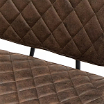 Стул с темно-коричневой обивкой из экокожи Benderson варинант исполнения - 8 | Loft Concept в Орле