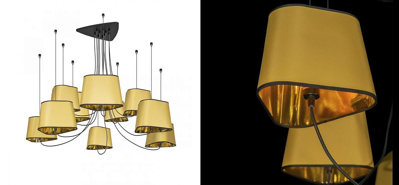 Люстра Designheure Lighting Gold 10 плафонов Люстра Designheure Lighting Gold 10 плафонов - Loft-Concept в Орле