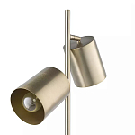 Настольная лампа золотистая на белом мраморном основании Streams of Light варинант исполнения - 4 | Loft Concept в Орле