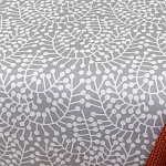 Постельное белье серого цвета с рисунком 200х220 см Blossom Essence варинант исполнения - 4 | Loft Concept в Орле