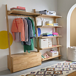 Корзина для белья из ткани букле Boucle Organizers Round варинант исполнения - 4 | Loft Concept в Орле