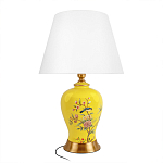 Настольная лампа желтая с изображением птиц Slip Away варинант исполнения - 1 | Loft Concept в Орле