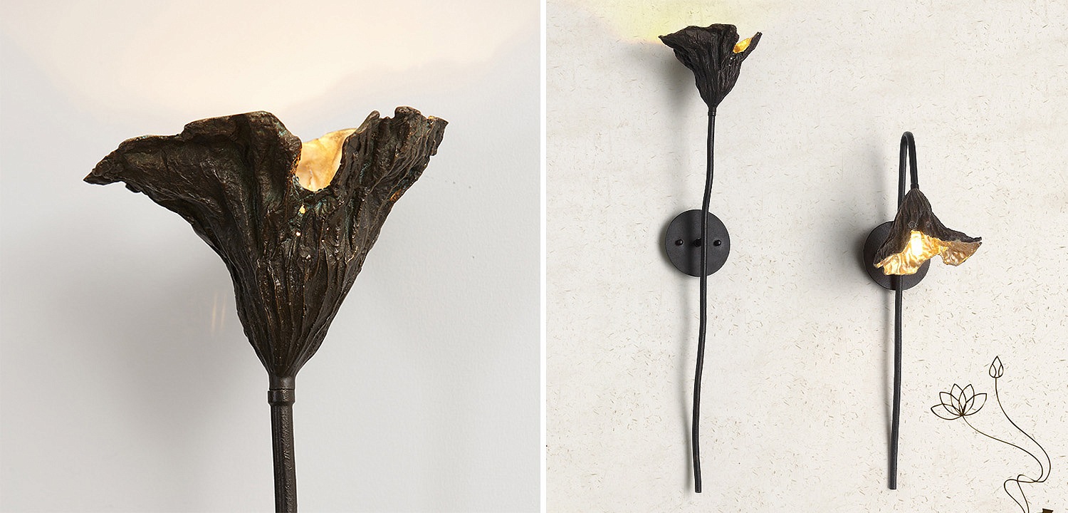 Настенный светильник Увядший Лотос Withering Lotus Lamp II Настенный светильник Увядший Лотос Withering Lotus Lamp II - Loft-Concept в Орле