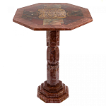 Кофейный стол из натуральных камней Лемезит и Яшма Natural Stone Tables варинант исполнения - 9 | Loft Concept в Орле