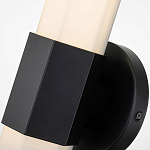 Бра для ванных комнат вертикальное с длинным белым матовым плафоном в форме шестиугольника на круглом основании Hinkley варинант исполнения - 2 | Loft Concept в Орле