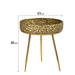 Столик дизайнерский Coth of gold варинант исполнения - 8 | Loft Concept в Орле