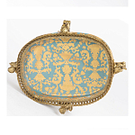 Чаша с орнаментом на ножках в виде бронзовых ангелов Eden Garden варинант исполнения - 4 | Loft Concept в Орле