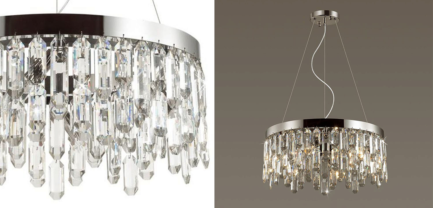 Люстра Crystal Polyhedrons Round Chrome Люстра Crystal Polyhedrons Round Chrome - Loft-Concept в Орле
