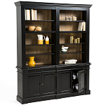 Витрина из массива сосны Sterling Showcase Black варинант исполнения - 3 | Loft Concept в Орле