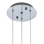 Подвесной светильник хром Trio Odile Acrylic Tube Hanging Lamp Chrome варинант исполнения - 3 | Loft Concept в Орле