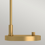 Настольная лампа с конусообразным плафоном и внутренней частью золотого цвета Alora Mood варинант исполнения - 7 | Loft Concept в Орле