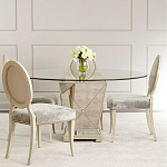 Стол обеденный круглый на зеркальном основании Spectacular Table варинант исполнения - 1 | Loft Concept в Орле