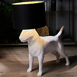 Лампа COLLECTION OF DOGS с абажуром Бультерьер варинант исполнения - 12 | Loft Concept в Орле