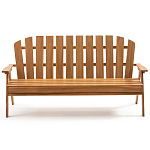 Садовая скамья из массива акации Ruth Wooden Bench варинант исполнения - 1 | Loft Concept в Орле