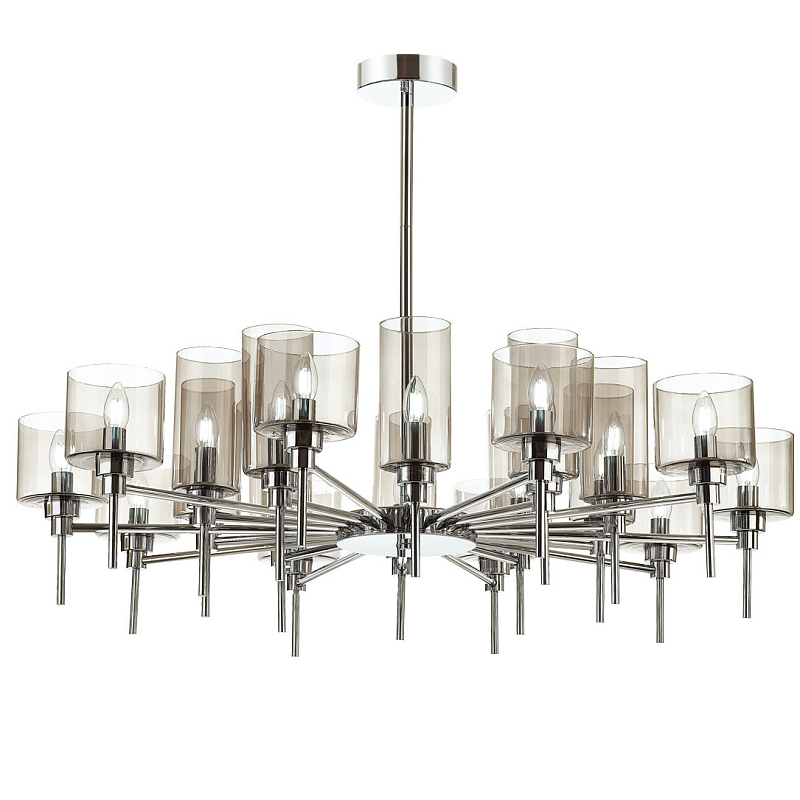 Люстра AXO Light Spillray Chromium Lamps 20 Хром Дымчатый (Smoke) Люстра AXO Light Spillray Chromium Lamps 20 Хром Дымчатый (Smoke) в Орле | Loft Concept