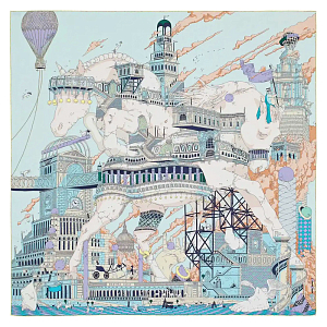 Плед Hermes Horses Plaid