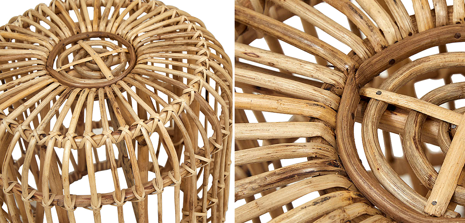Плетеный приставной столик Wicker Side Table Плетеный приставной столик Wicker Side Table - Loft-Concept в Орле