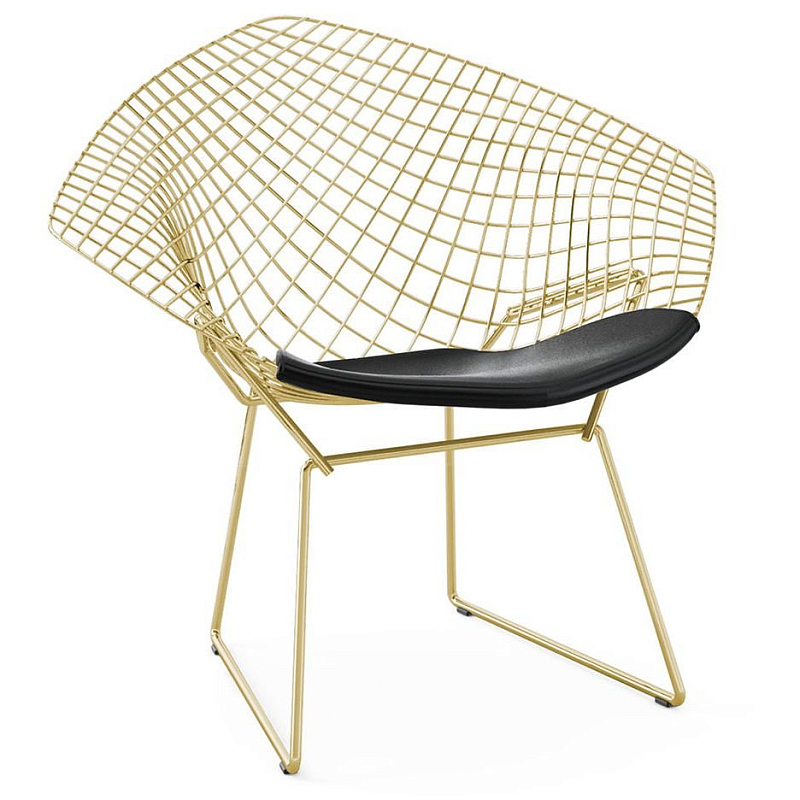 Кресло Bertoia Diamond Chair Gold Золотой Кресло Bertoia Diamond Chair Gold Золотой в Орле | Loft Concept