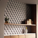 Гипсовая 3D Панель DRAGON SCALE - C варинант исполнения - 1 | Loft Concept в Орле