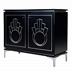 Черный комод в стиле арт-деко Luciano варинант исполнения - 2 | Loft Concept в Орле