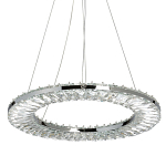 Люстра круглая с прозрачной хрустальной рамкой Maude Crystal Light варинант исполнения - 1 | Loft Concept в Орле