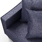 Мебельная ткань Шенилл синий цвет 138 см T4-33 варинант исполнения - 2 | Loft Concept в Орле