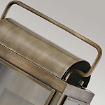 Настенный фонарь прямоугольной формы цвета состаренная латунь с двумя лампами Hinkley варинант исполнения - 4 | Loft Concept в Орле