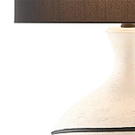 Настольная лампа фактурная с черными круговыми линиями на корпусе Recess варинант исполнения - 1 | Loft Concept в Орле