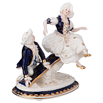 Статуэтка фарфоровая Влюбленная пара Charming Statuette варинант исполнения - 1 | Loft Concept в Орле