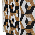 Настольная лампа с фигурным узором и трапециевидным абажуром Сonundrum варинант исполнения - 1 | Loft Concept в Орле