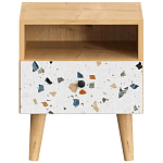 Прикроватная тумба с изображением на ящике Elise Nightstand варинант исполнения - 14 | Loft Concept в Орле