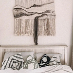 Панно Современный Гобелен ручная работа Туманное Утро варинант исполнения - 4 | Loft Concept в Орле