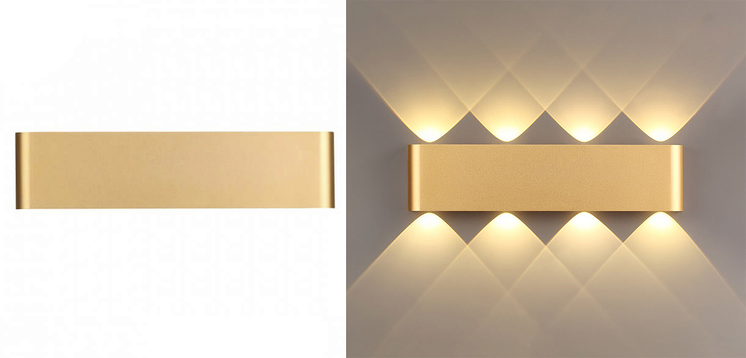 Бра Obverse Gold Rectangle B Wall lamp Бра Obverse Gold Rectangle B Wall lamp - Loft-Concept в Орле