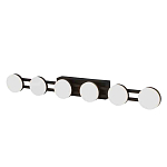 Бра с 6-ю круглыми плафонами на черном основании Maxine Light варинант исполнения - 1 | Loft Concept в Орле