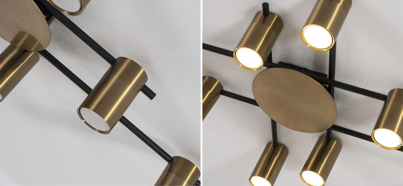 Потолочный светильник Tribes Chandelier Gold Потолочный светильник Tribes Chandelier Gold - Loft-Concept в Орле