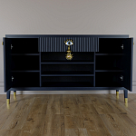 Комод-буфет Elsa Dreams Blue с открытыми полками   варинант исполнения - 3 | Loft Concept в Орле