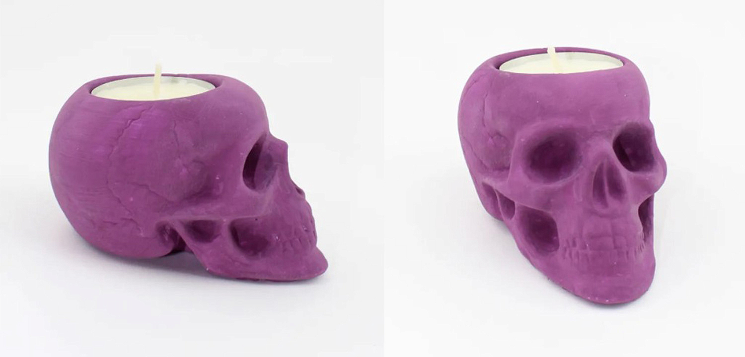 Подсвечник Purple Skull Подсвечник Purple Skull - Loft-Concept в Орле