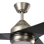 Люстра с вентилятором с черными лопастями Kichler варинант исполнения - 2 | Loft Concept в Орле