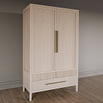 Шкаф платяной Primo с выдвижными ящиками шпон Черный дуб варинант исполнения - 3 | Loft Concept в Орле