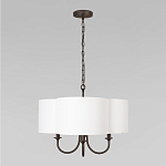 Люстра с белым текстильным абажуром Vitorino  варинант исполнения - 2 | Loft Concept в Орле