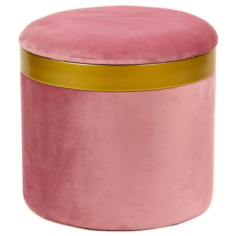 Пуф Feminine Pink Розовый (Rose) Золотой Пуф Feminine Pink Розовый (Rose) Золотой в Орле | Loft Concept