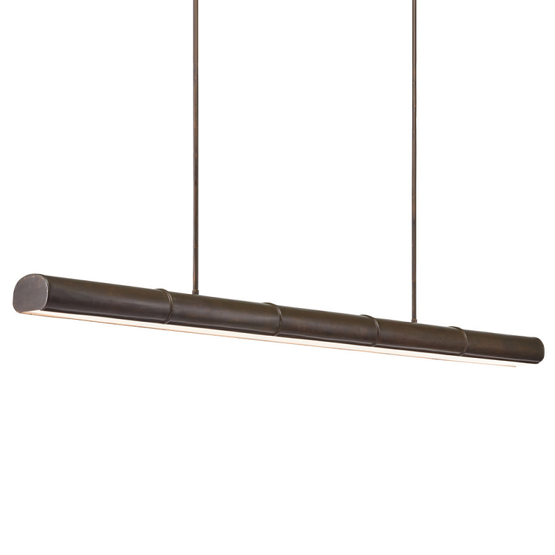 Люстра длинная линейная Long Linear Chandelier Темная бронза Люстра длинная линейная Long Linear Chandelier Темная бронза в Орле | Loft Concept
