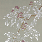 Обои ручная роспись Silk Tree Special Colourway on grey painted Xuan paper варинант исполнения - 1 | Loft Concept в Орле