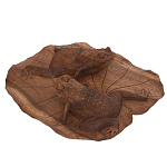 Статуэтка деревянная в виде лягушек Pair of Frogs варинант исполнения - 1 | Loft Concept в Орле