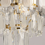 Люстра многоярусная с овальными прозрачными подвесками 28 см Harmonica варинант исполнения - 8 | Loft Concept в Орле