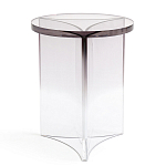 Стол журнальный круглый Acrylic Аether Smoke варинант исполнения - 3 | Loft Concept в Орле