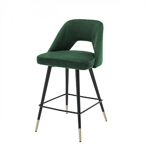 Полубарный стул Eichholtz Counter Bar Stool Avorio Green