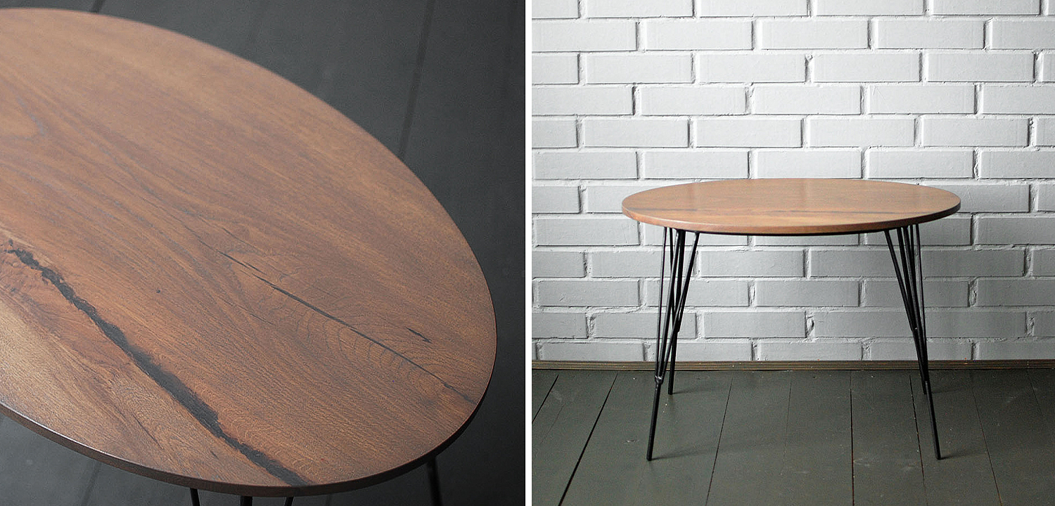 Кофейный стол Amani Industrial Metal Rust Coffee Table Кофейный стол Amani Industrial Metal Rust Coffee Table - Loft-Concept в Орле